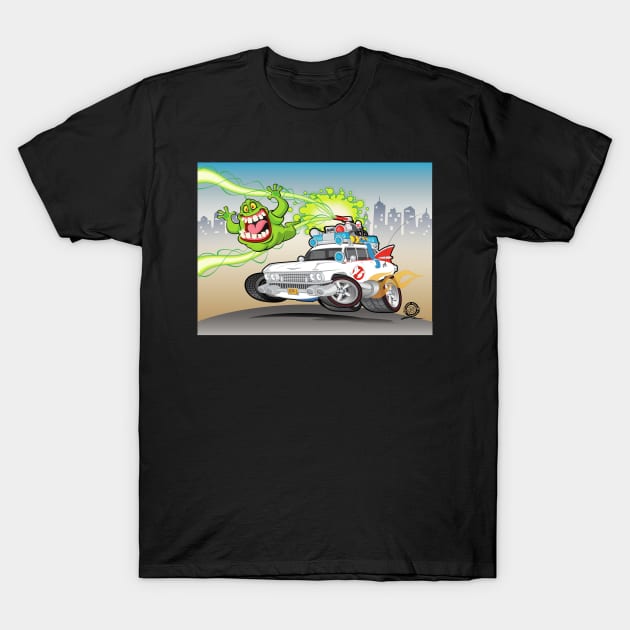 G Buster Slimer City T-Shirt by Goin Ape Studios